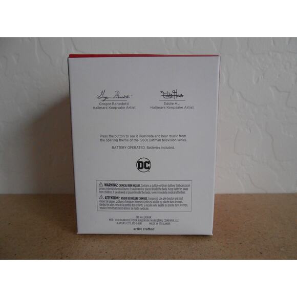 2023 Hallmark Keepsake Batman And Robin Funko Pop Ornament - Picture 3 of 6